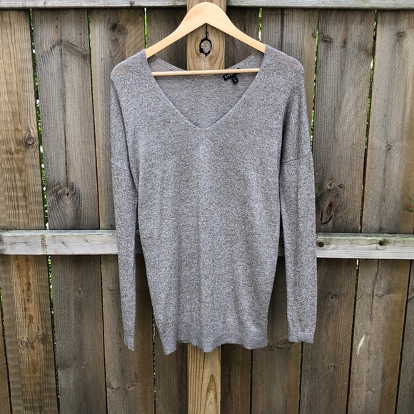 Express V-Neck Sweater - Picture 3 of 7